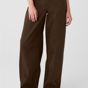Brown Wide-Leg Pants